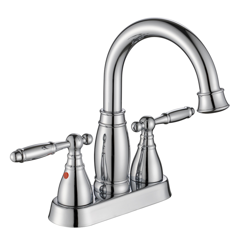 SLY Zinc Brushed Nickel Bathroom Taps for Hot And Cold Water Bathroom Faucet