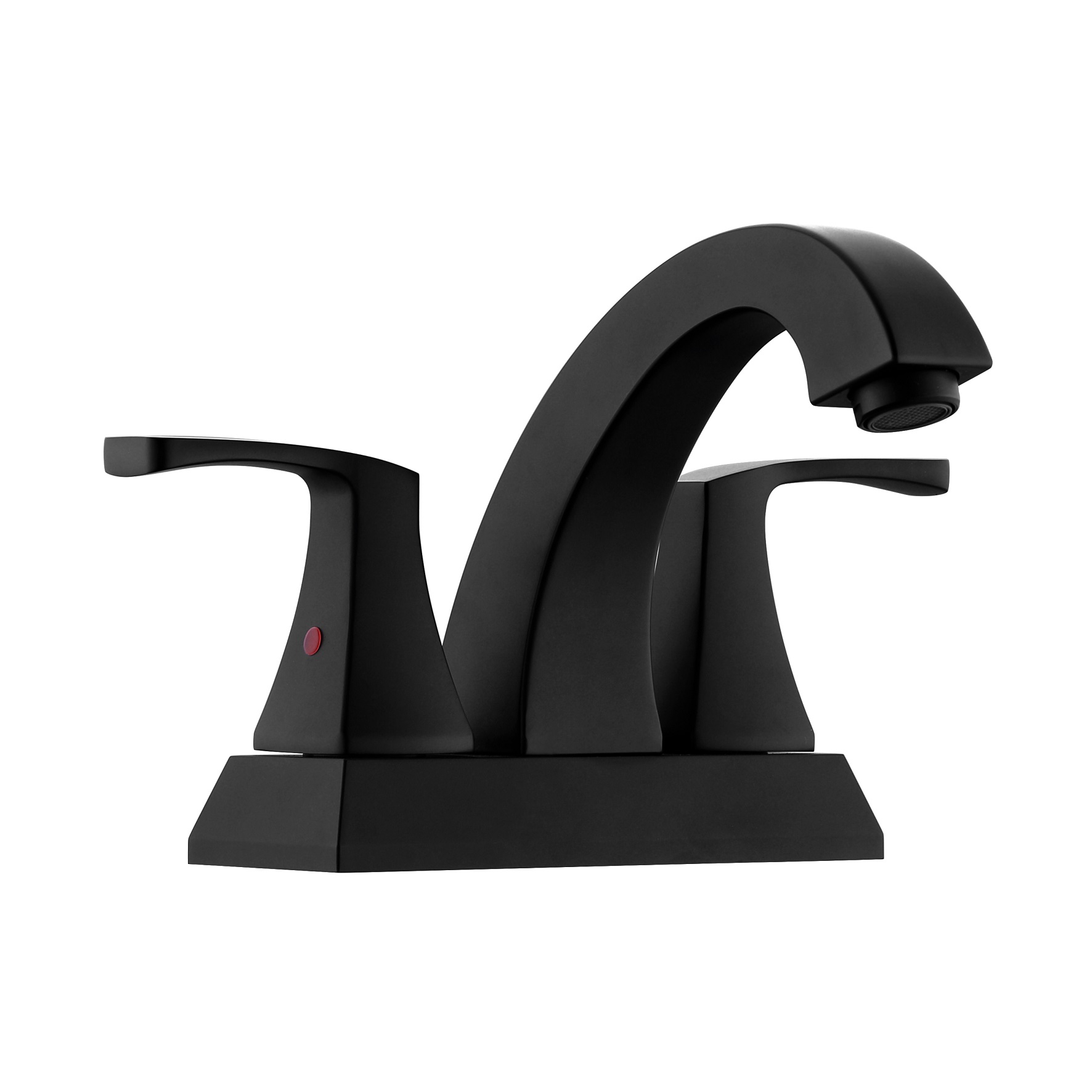 SLY Brushed Nickel Bathroom Sink Faucet Deck Mount One Hole Faucet