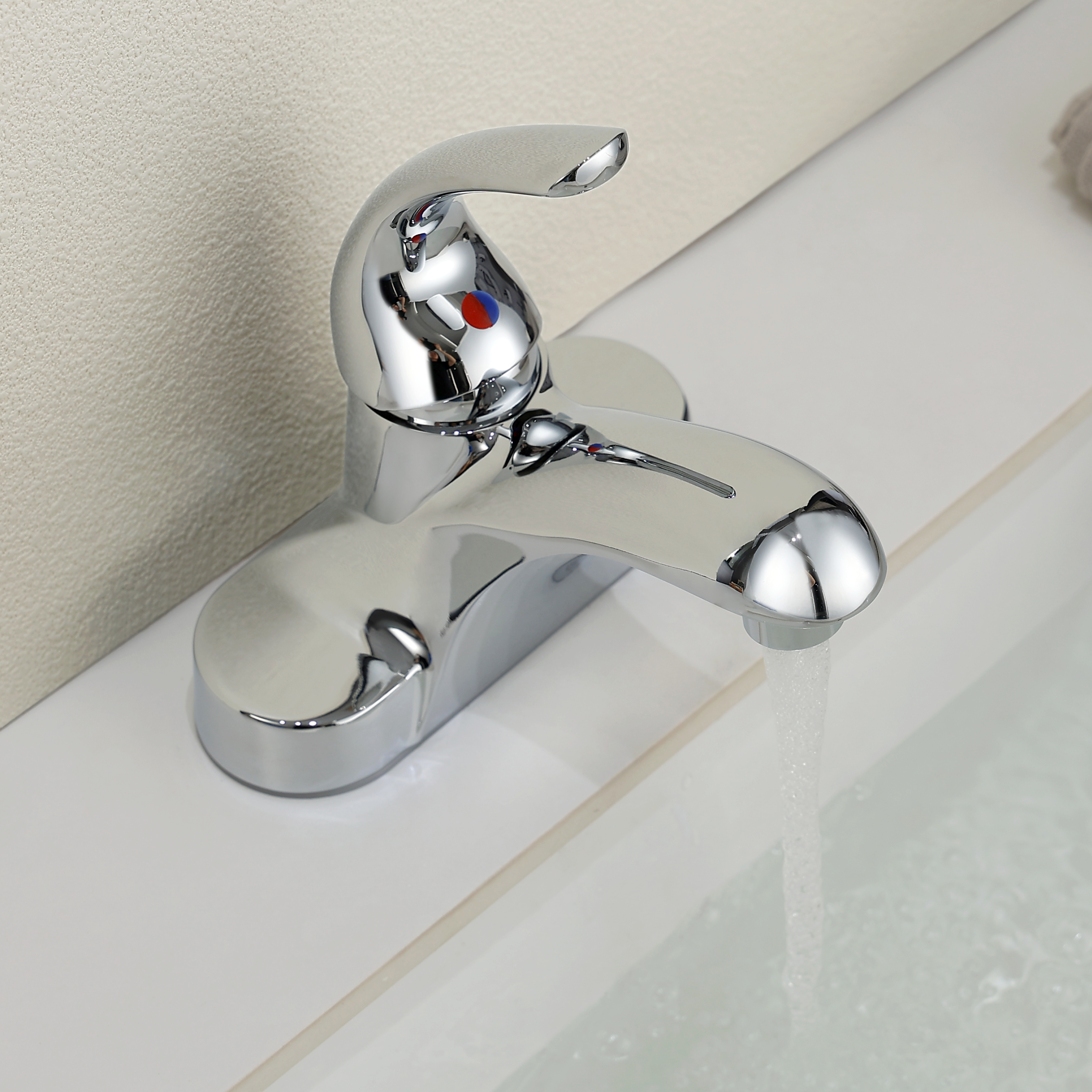Samliyu Chrome Bathroom Basin Faucet Tap Mixer Hot Cold Basin Water Tap Bath And Shower Washroom Faucets