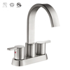SLY Brushed Nickel Modern Sink Faucet Bathroom Washbasin 3 hole bathroom faucet