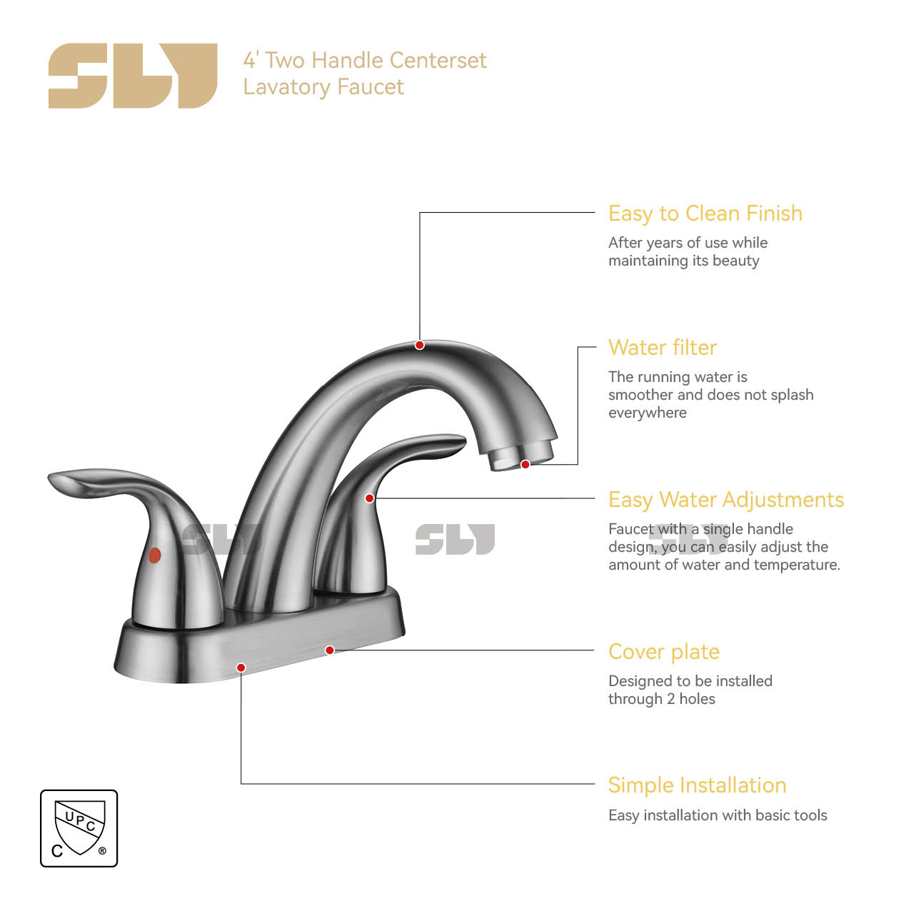 waterfall bathroom sink faucets