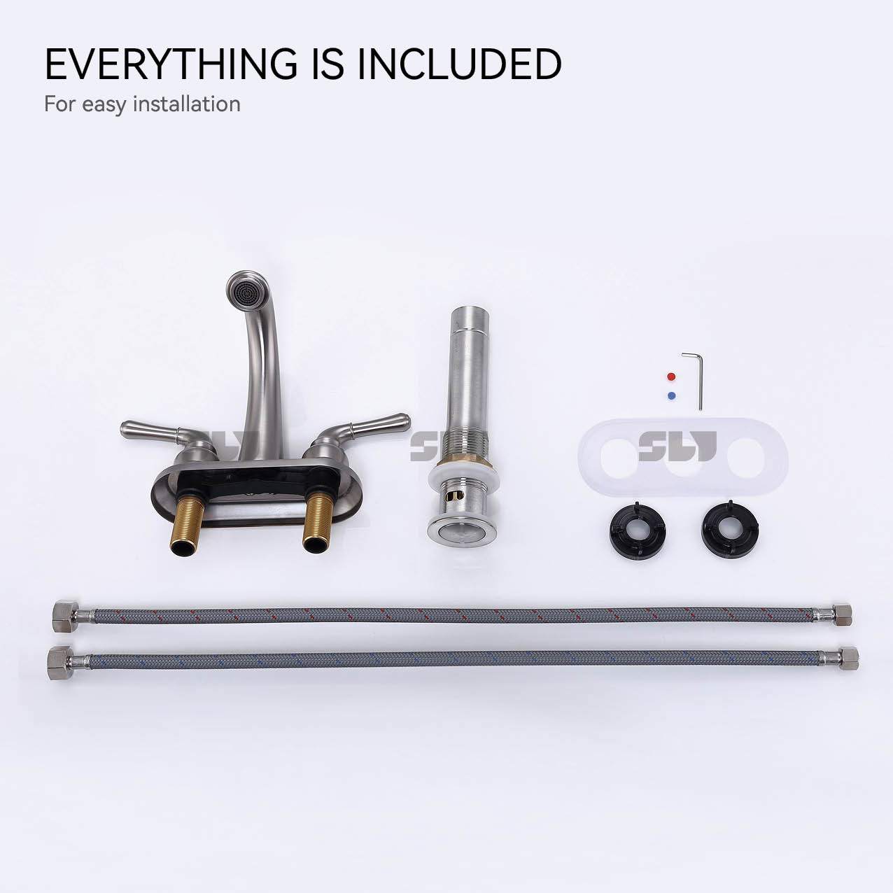 chrome bathroom faucet