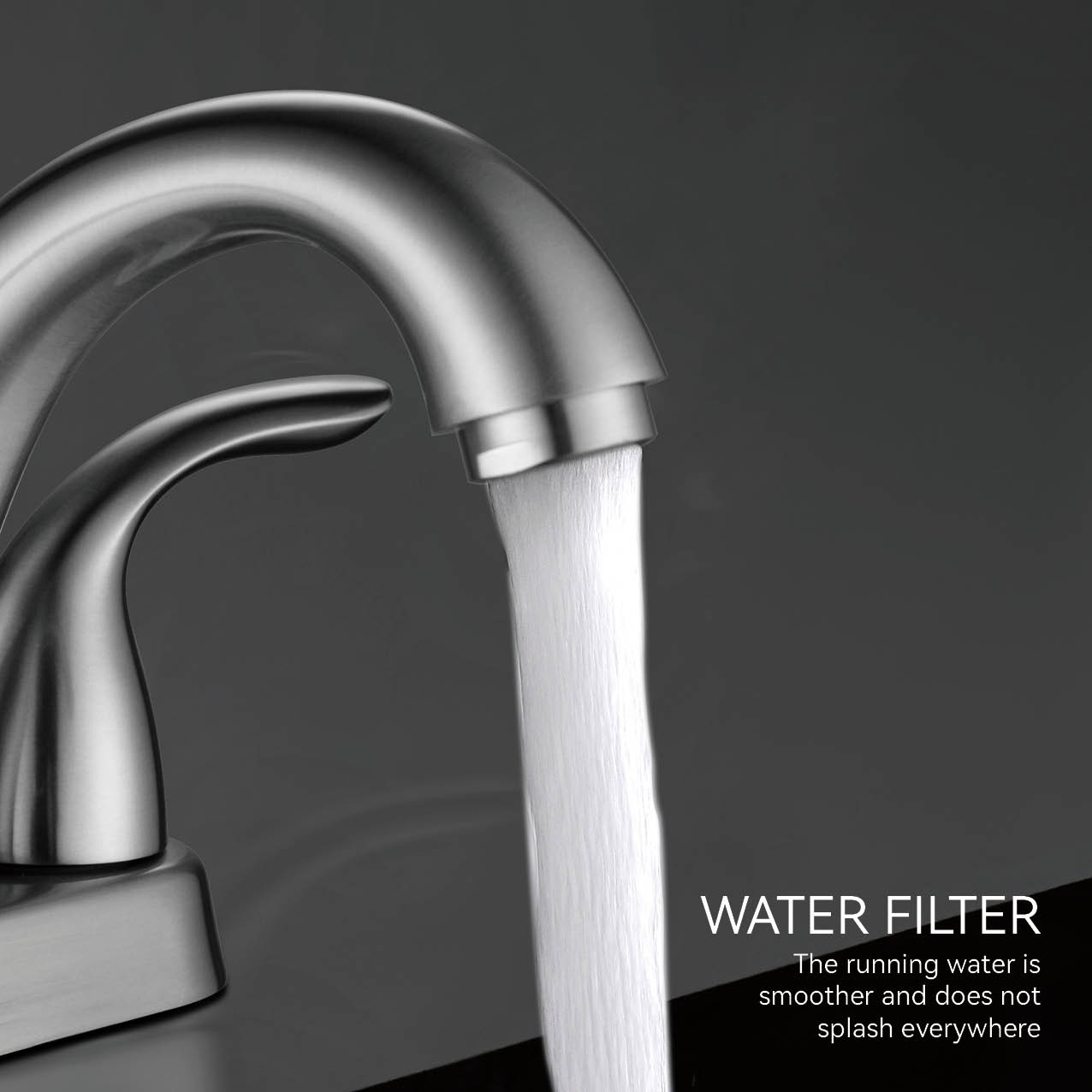 Water Tap Brass Chrome Water Saving Bathroom Basin Faucet