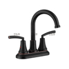 SLY Modern Bathroom Basin Faucets With Dual Handle Chrome 4 Inch Water Mixer Tap