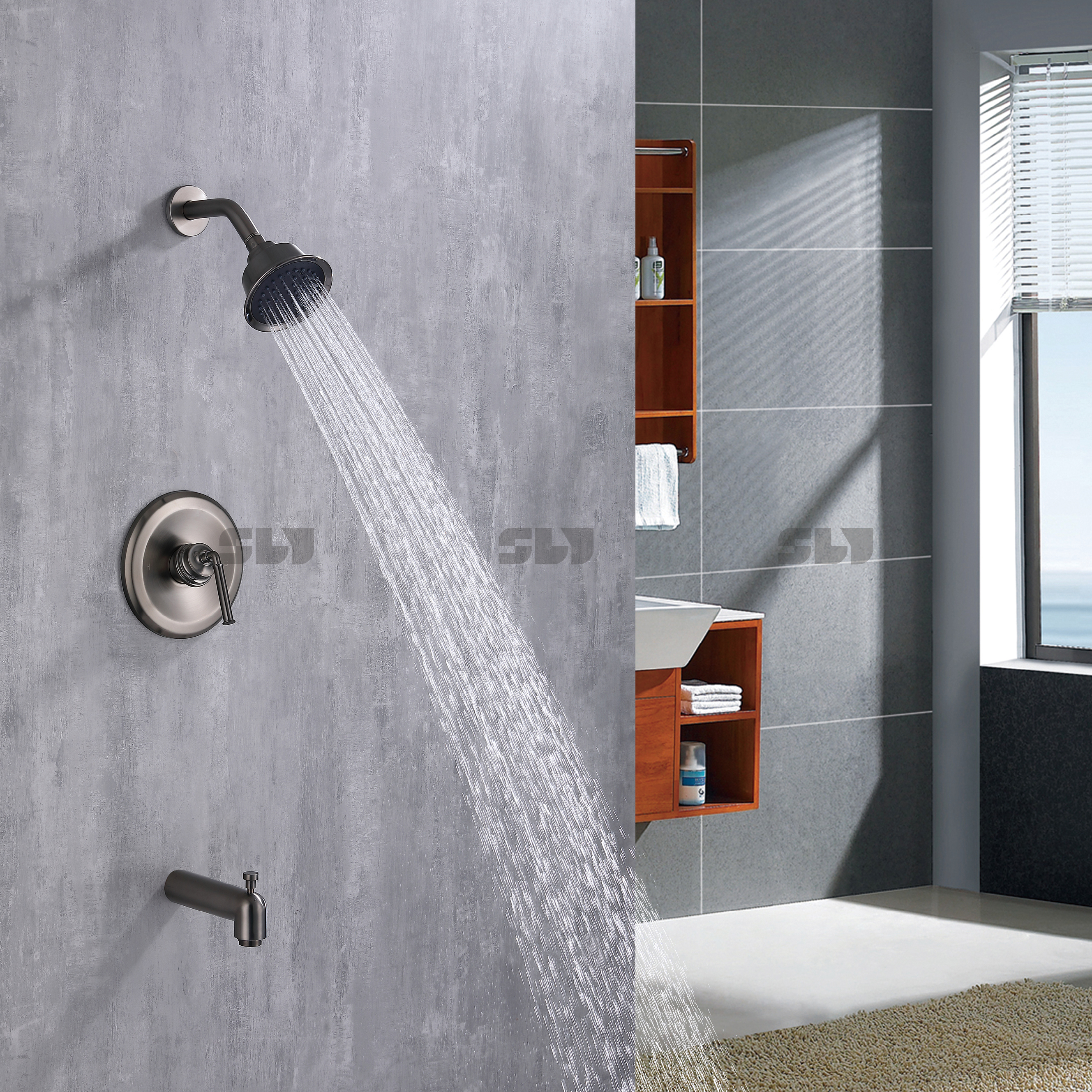 concealed bath shower mixer
