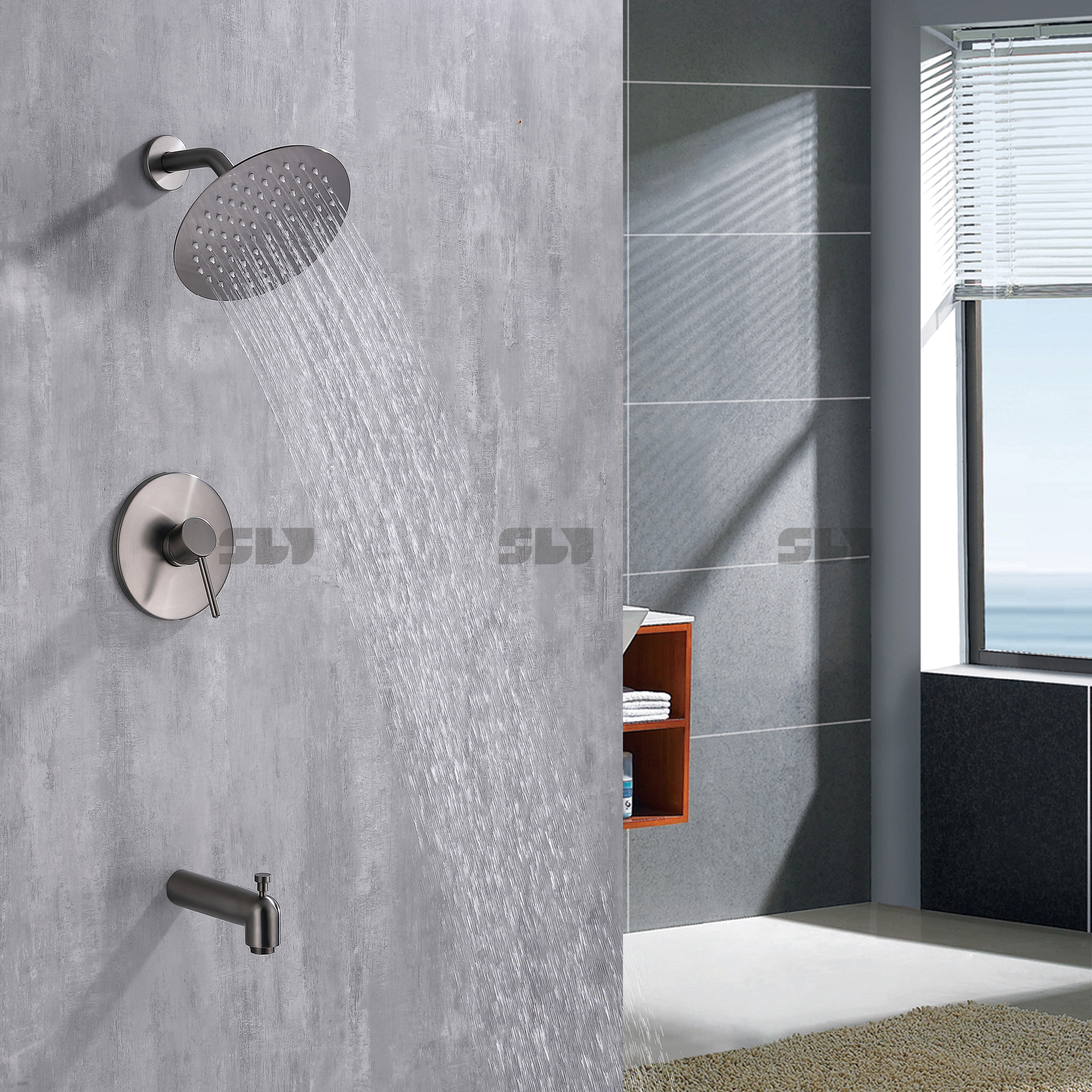 concealed shower mixer valve