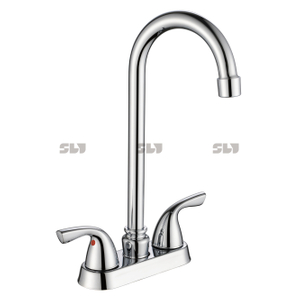 SLY Hot And Cold Chrome Kitchen Faucets New Designl 4 Inch Kitchen Sink Faucet