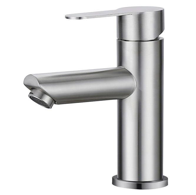 SLY Hot Cold Chrome Bathroom Faucet Single Bathroom Sinks And Faucets