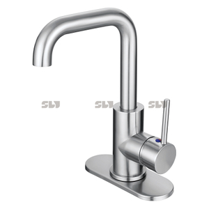 SLY Stainless Steel Single Hole Bathroom Sink Faucet