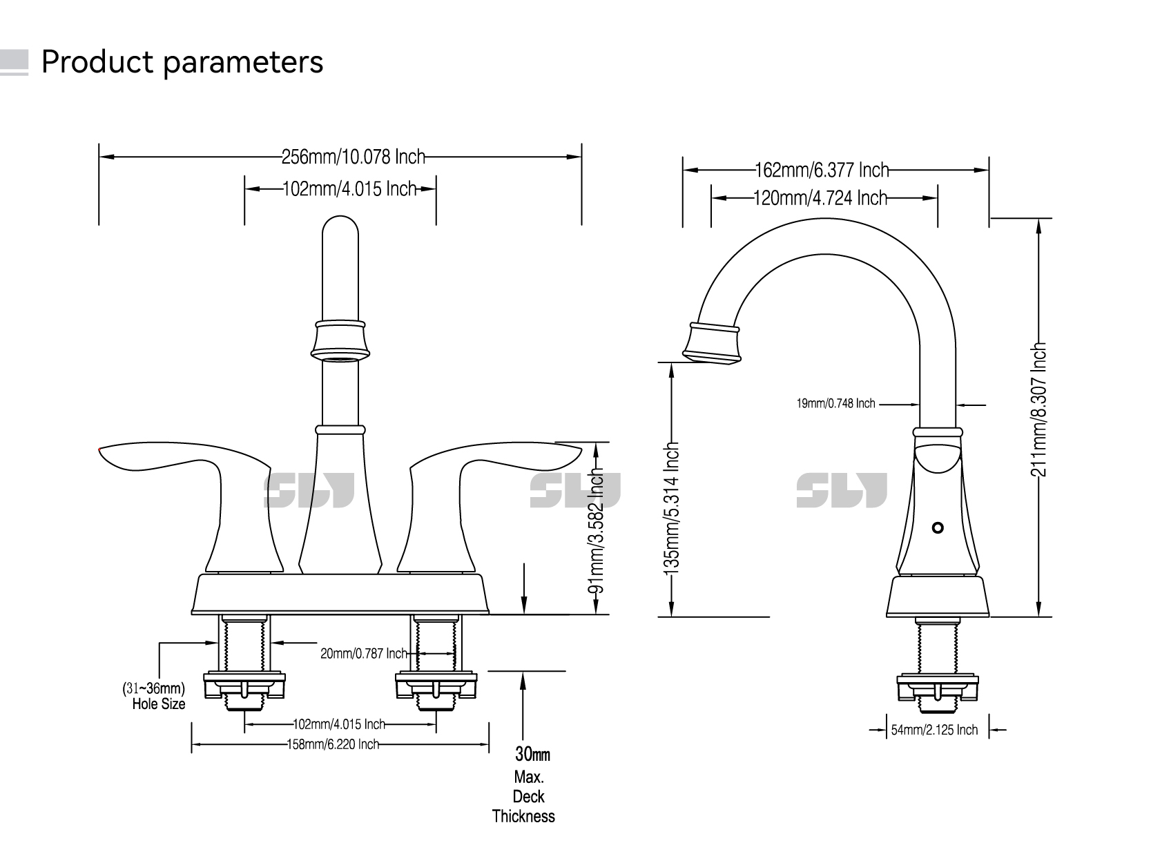 nickel faucets bathroom