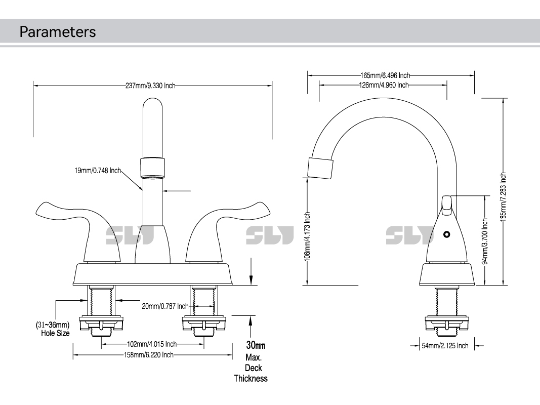 modern bathroom faucet