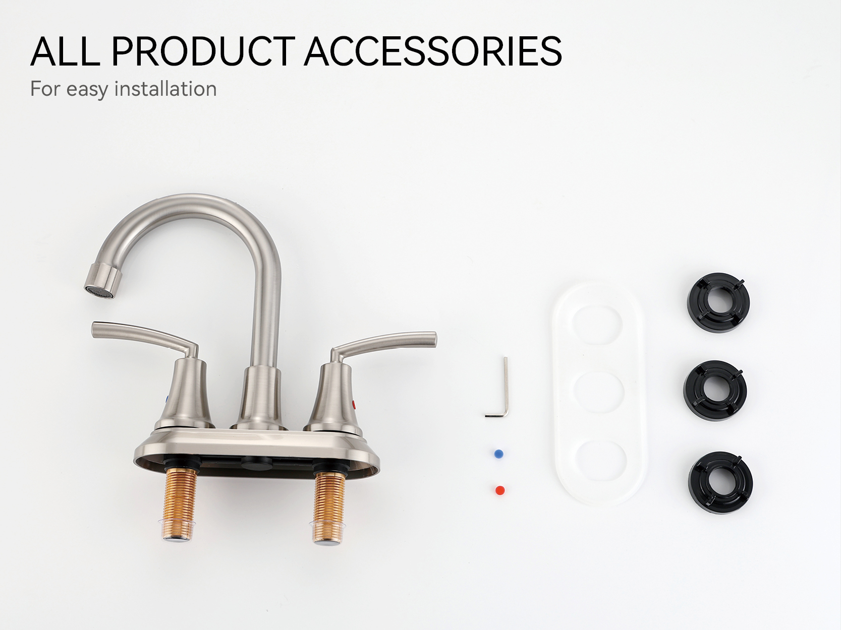 brushed nickel bathroom faucets