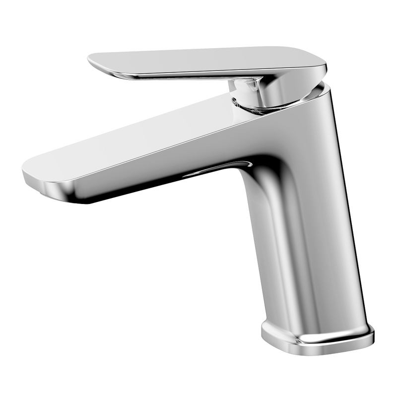 SLY Brass Brushed Nickel Hot Sale Modern Simple Bathroom Single Lever Washbasin Faucet