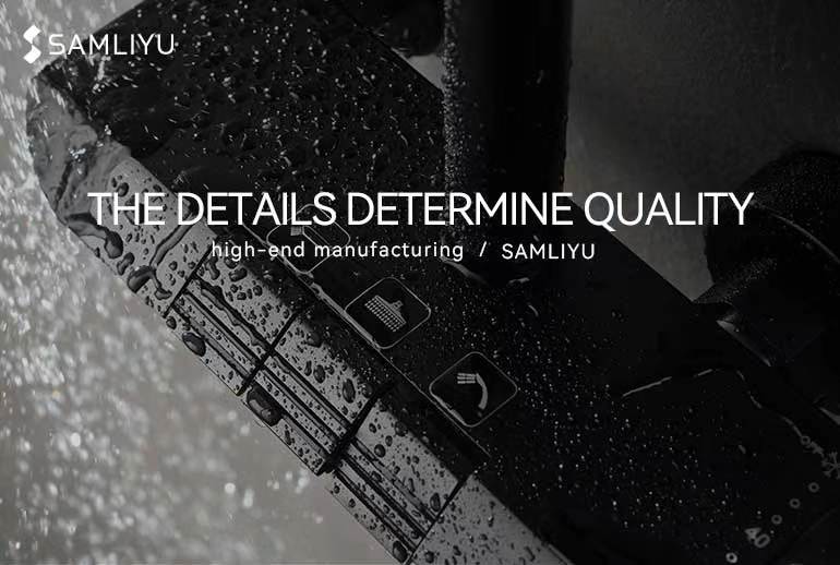 matte black shower system with handheld