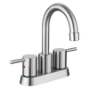 SLY Brushed Nickel Single Hole Bathroom Mixer Tap Single Handle Basin Faucets