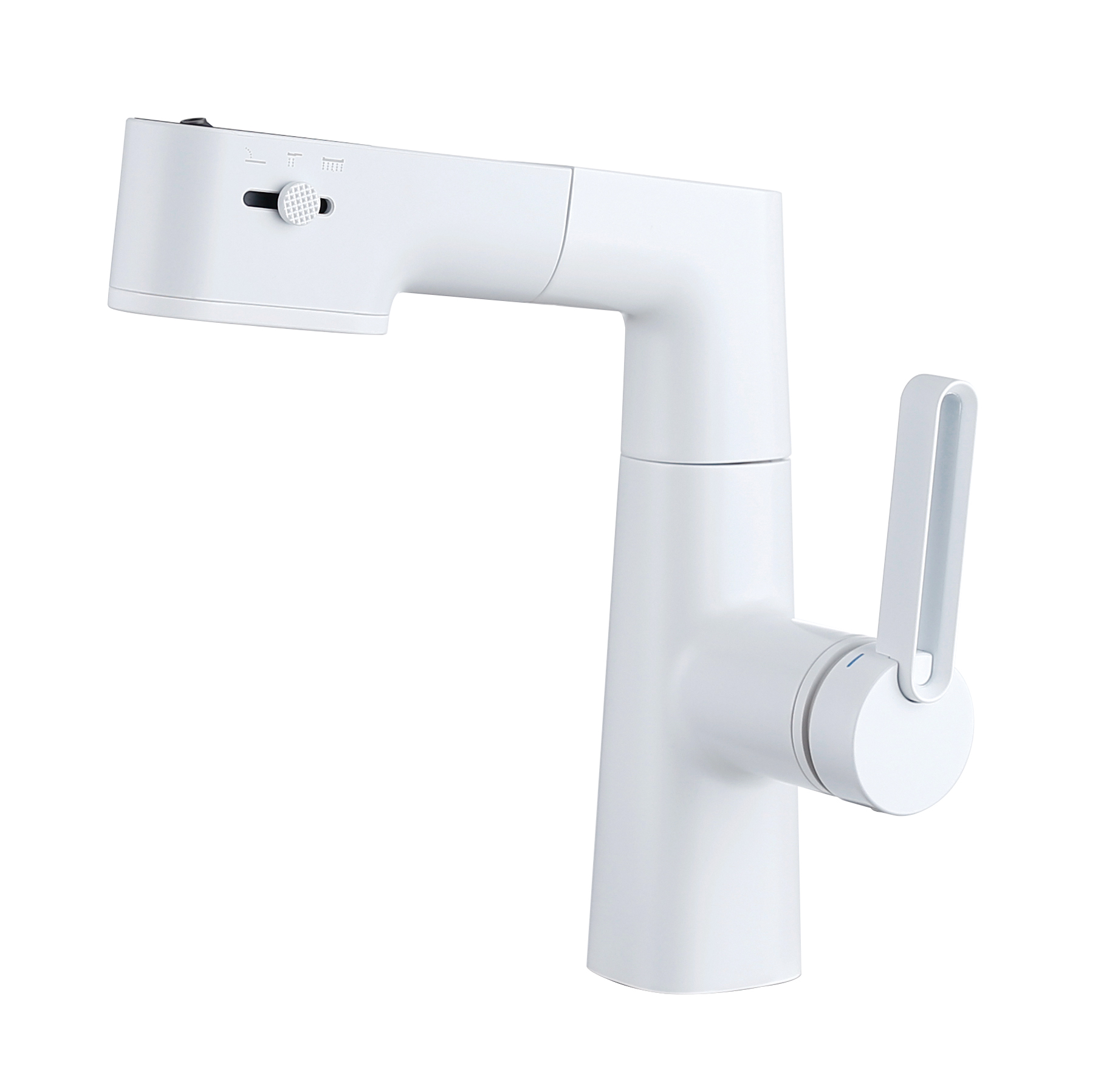 SLY Zinc Brushed Gun Metal Bathroom Hot And Cold Single Hole Wash Hand Basin Mixer Faucet