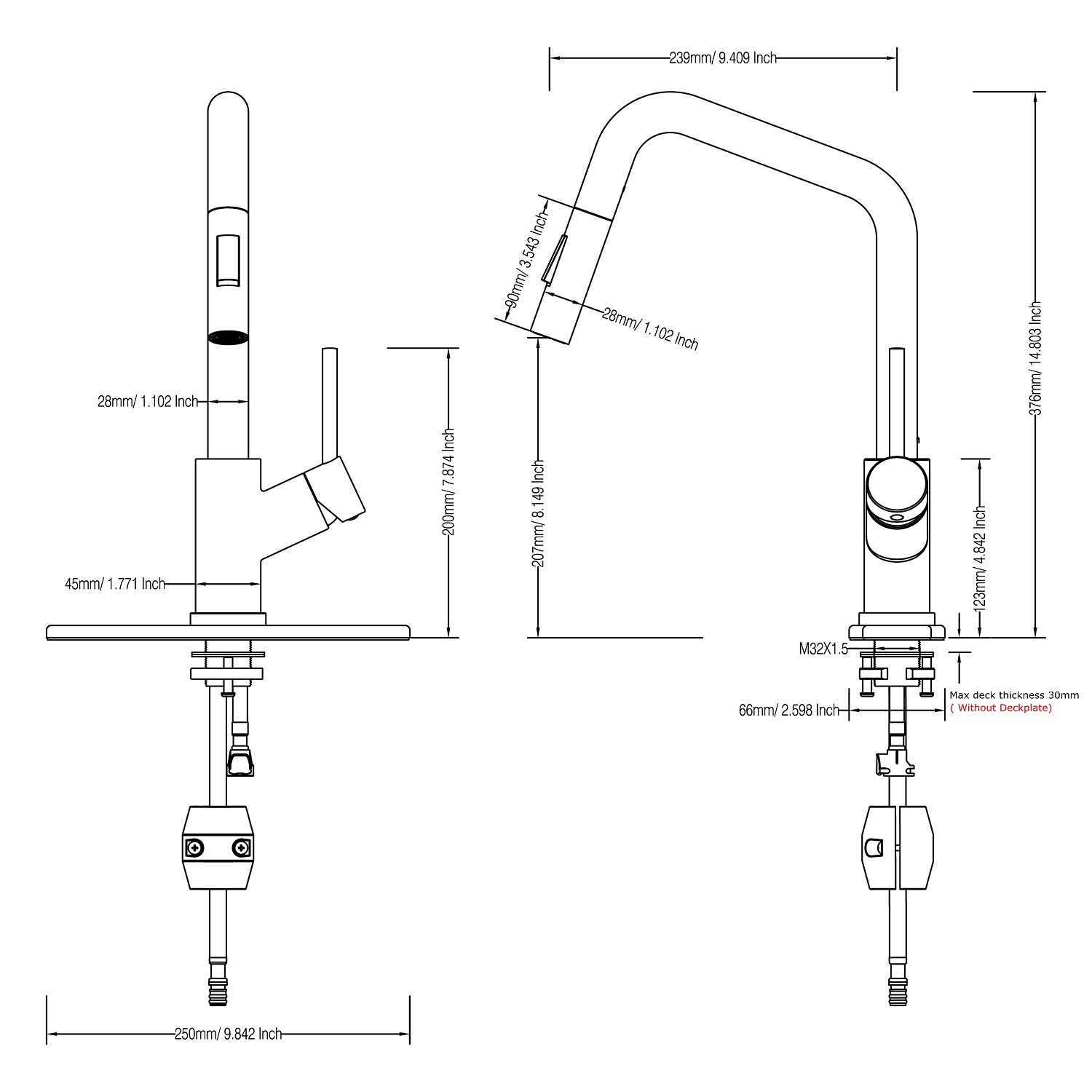 kitchen pulldown faucet