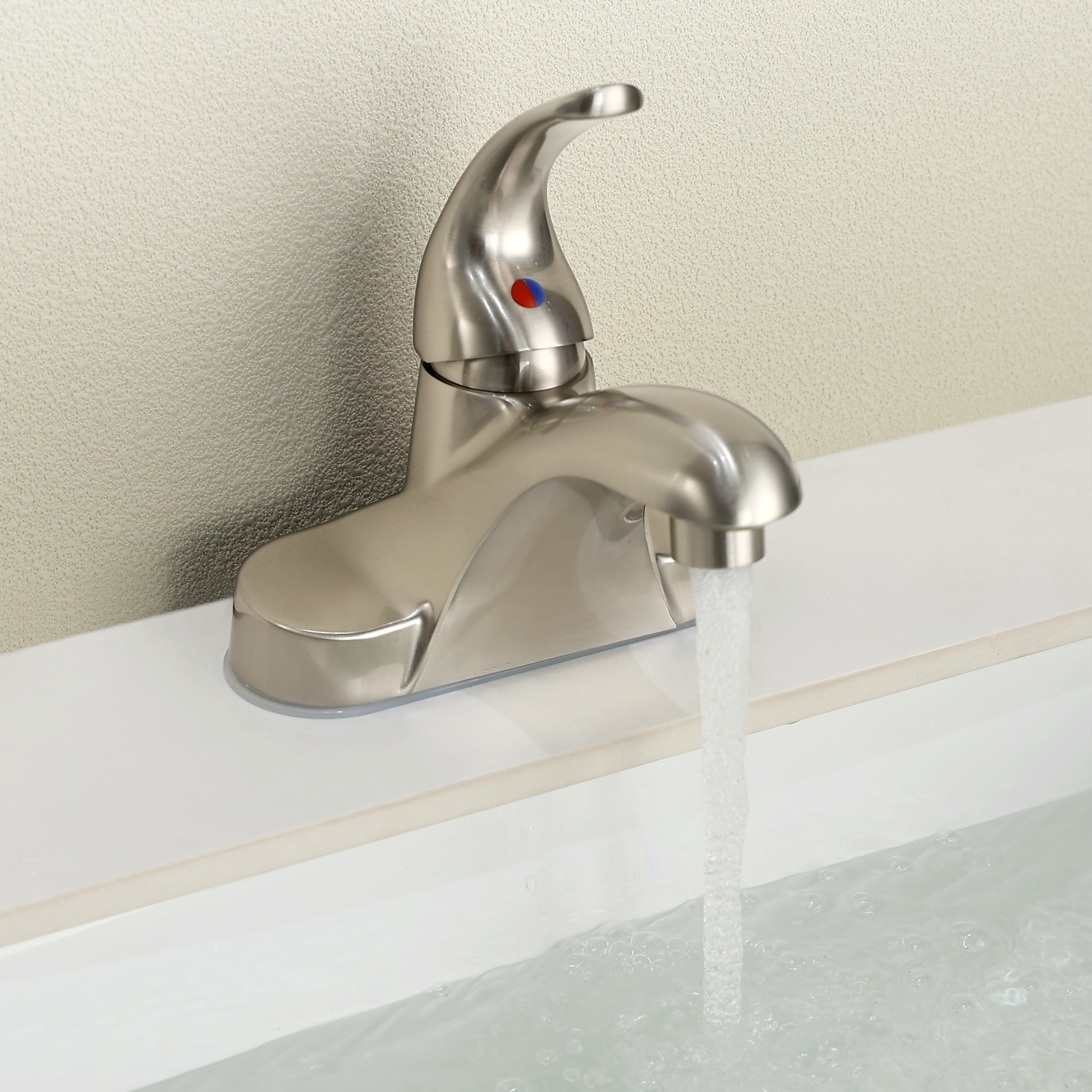 Samliyu 4 Inch Single Handle Bathroom Sink Taps Basin Mixer Faucet And Fixtures