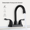 SLY Brass Matte Black Basin Faucet Copper Bathroom Faucet Hot And Cold Basin Mixer Taps