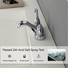 SLY Brushed Nickel New Design Luxury Bathroom Taps Mixer Sink Faucet