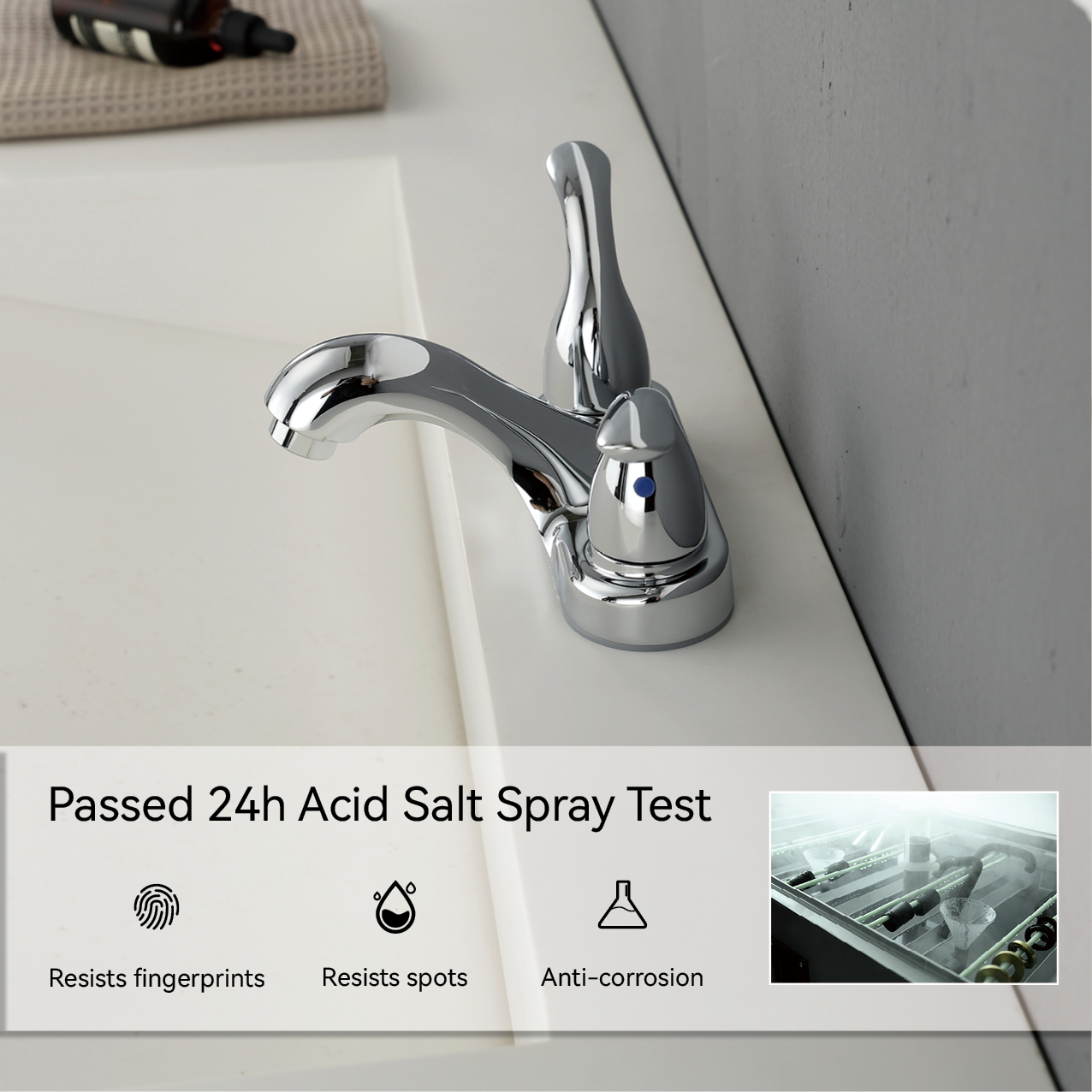 SLY Brushed Nickel New Design Luxury Bathroom Taps Mixer Sink Faucet
