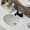SLY Dual Handle Hot And Cold Mix Bathroom Faucet
