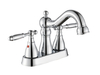 SLY Modern Luxury Double Handle Basin Faucet Bathroom Tap 4 Inch Faucet 