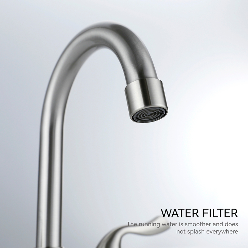 SLY Double Headed Handle Basin Faucet Bathroom Faucet