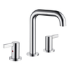 SLY Cylinder Double Handle Large Area Basin Faucet