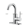 SLY Modern CUPC Bathroom Basin Faucet Deck Mounted Single Chrome stainless steel Toilet Mixer Basin Faucet 