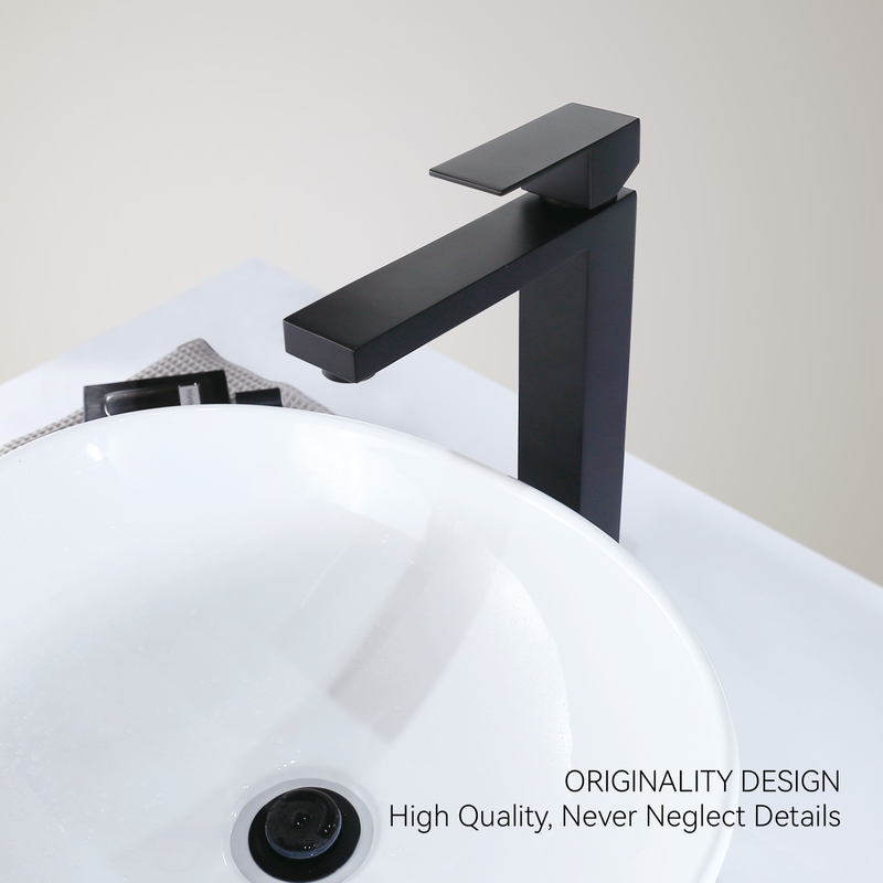 SLY Single Hole Centerset Hight Bathroom Faucets Stainless Steel Bathroom Faucet