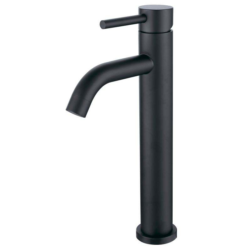 SLY Brass Matte Black Cheap Price Modern Stainless Steel Chrome Single Handle Bathroom Faucet
