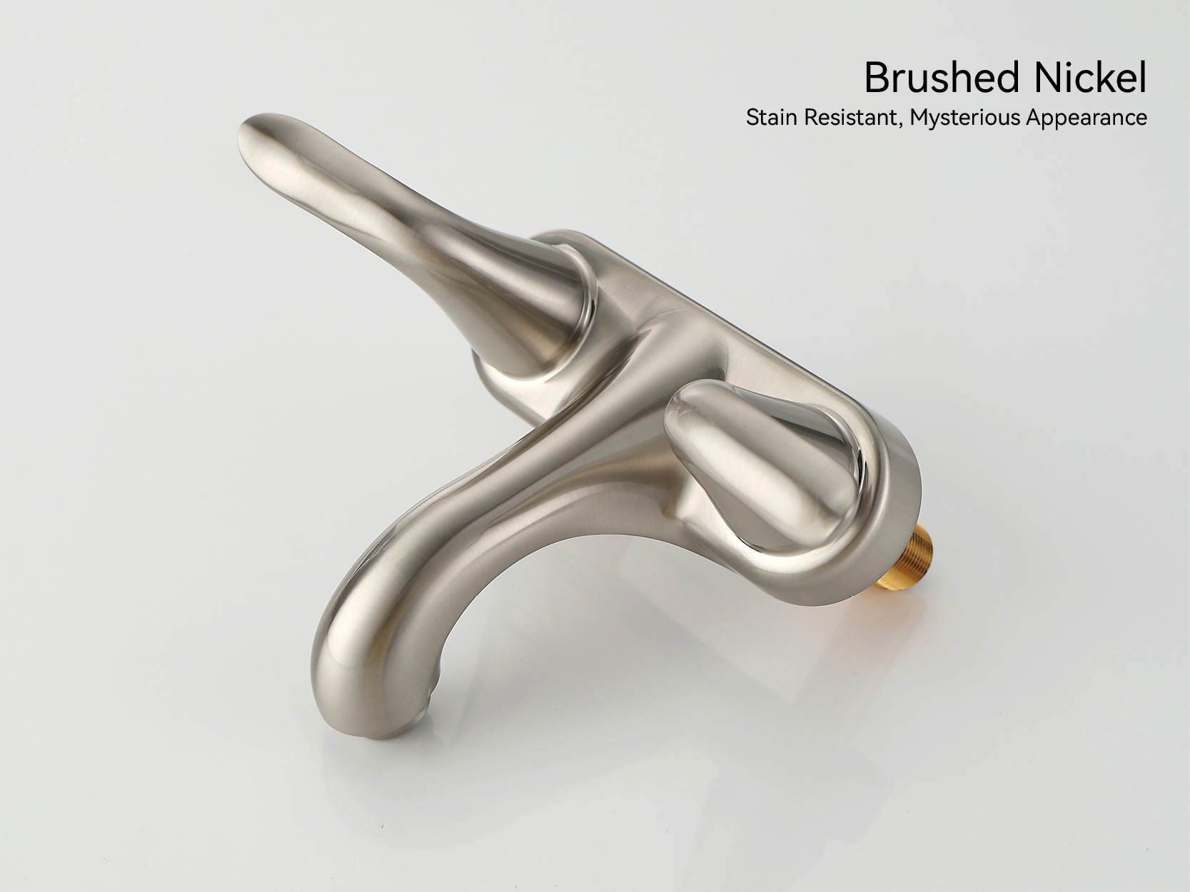 brushed brass bathroom faucet