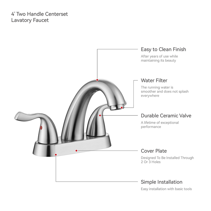 SLY Brass Modern Kitchen Bathroom Faucets Taps Basin Mixer with Single Handle Hole