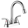 SLY Brass Chrome Modern Bathroom Faucet Single Handle Vanity Sink