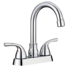 SLY Brushed Nickel Basin Sink Faucets Bathroom Hot Cold Water Mixer Tap