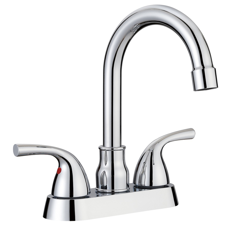 SLY Brushed Nickel Basin Sink Faucets Bathroom Hot Cold Water Mixer Tap