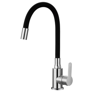 chrome kitchen faucet
