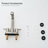 SLY Brushed Nickel Modern Single Hole Sink Faucet Bathroom Washbasin