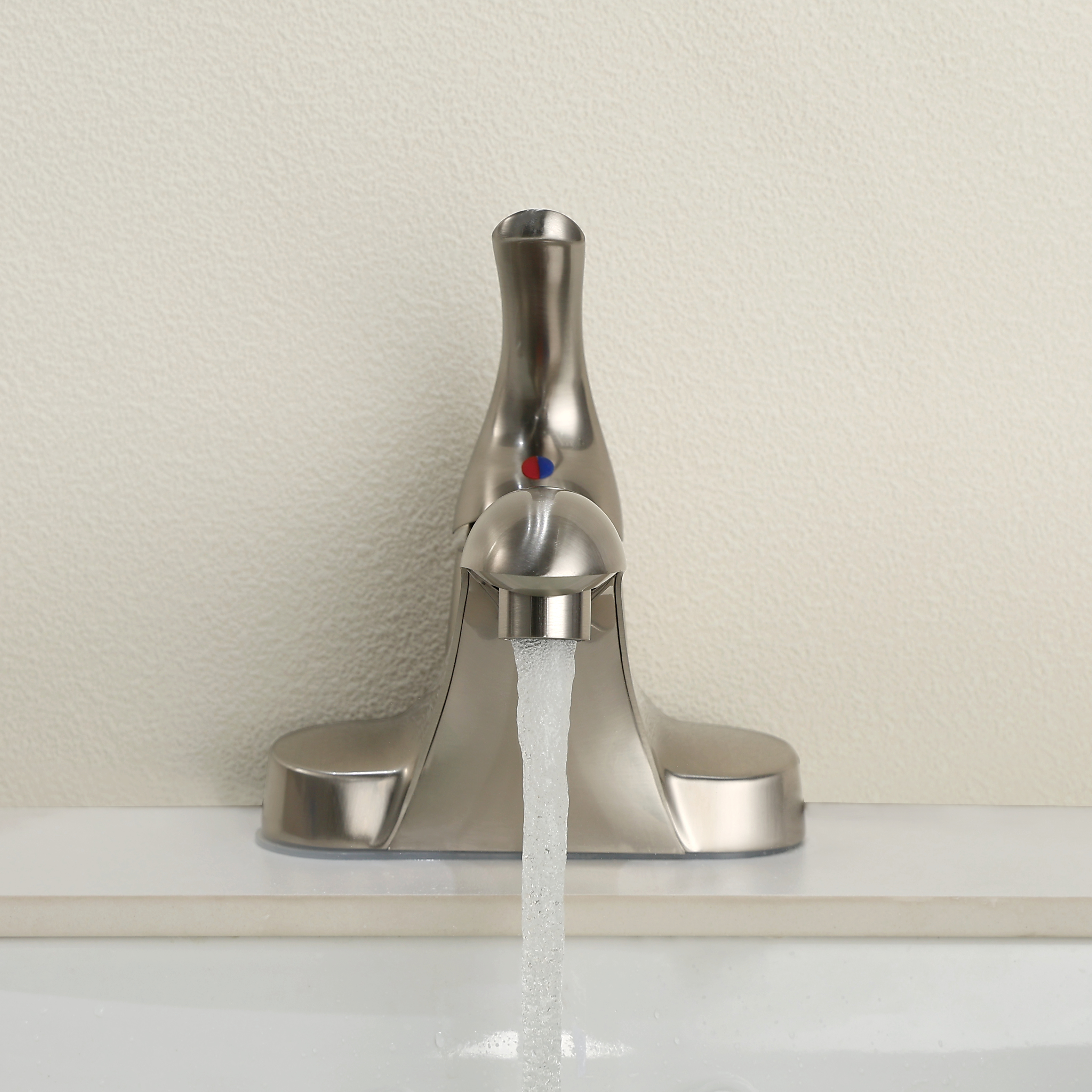 Samliyu 4 Inch Single Handle Bathroom Sink Taps Basin Mixer Faucet And Fixtures