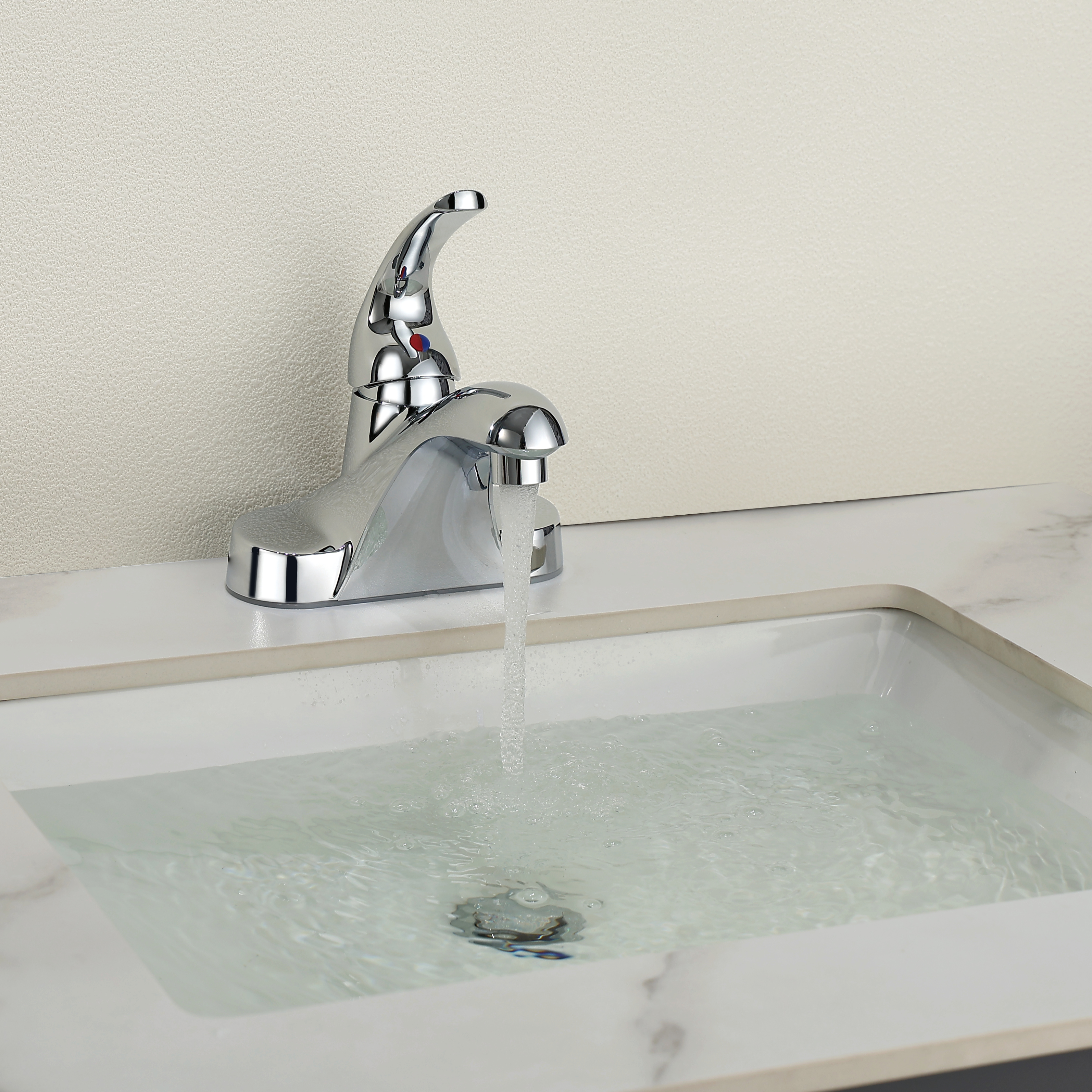 Samliyu Chrome Bathroom Basin Faucet Tap Mixer Hot Cold Basin Water Tap Bath And Shower Washroom Faucets