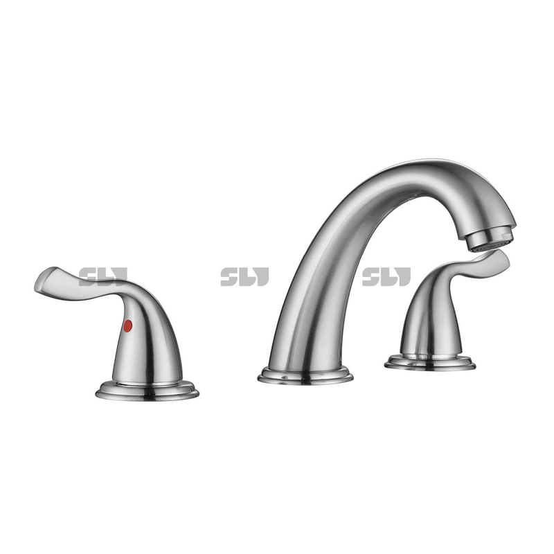 SLY 8 Inch Bathroom Faucet Basin Mixer Double Handle Widespread Basin Faucet