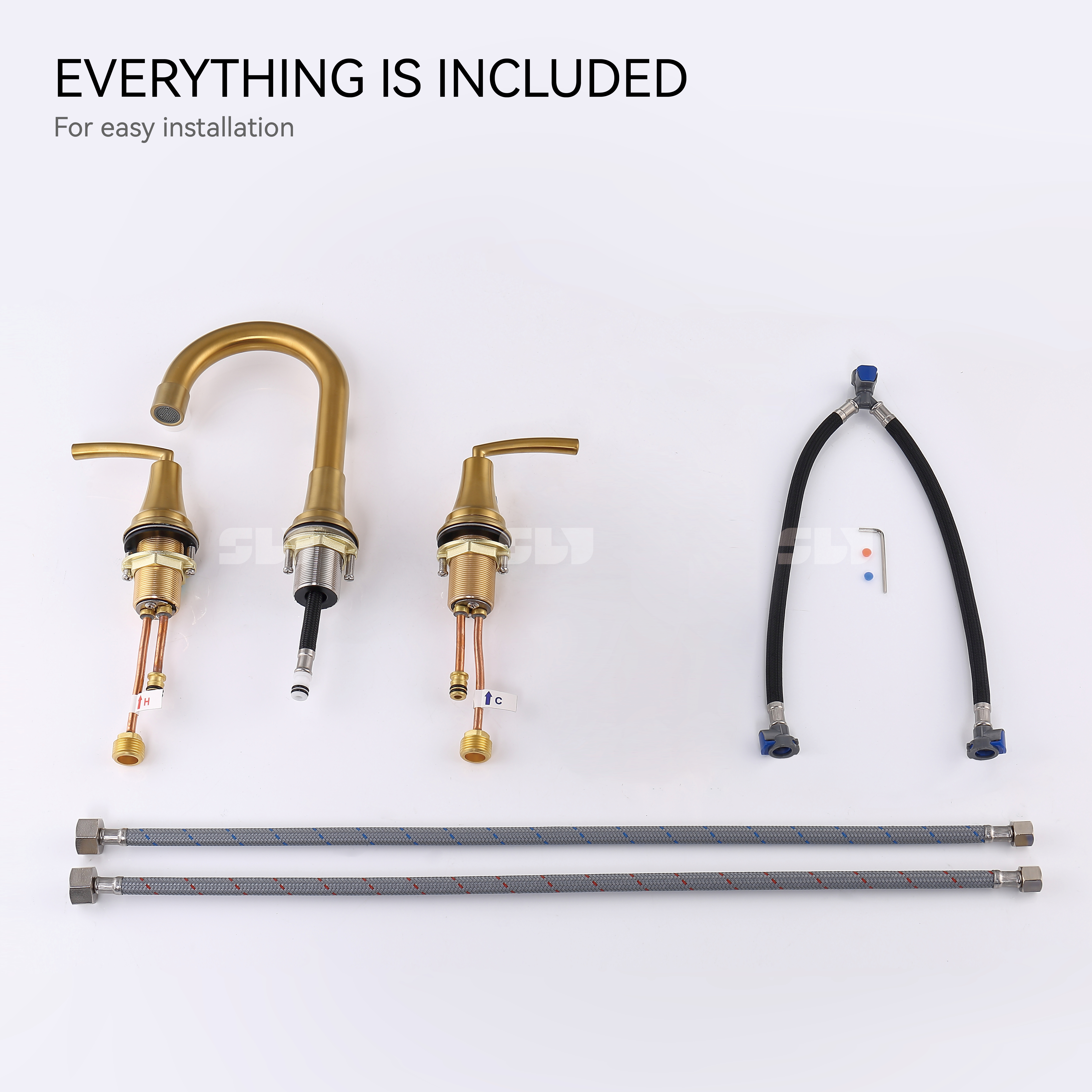 brush nickel bathroom faucet