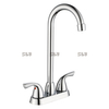 SLY Hot And Cold Kitchen Faucets Brushed Nickel 4 Inch Kitchen Faucet