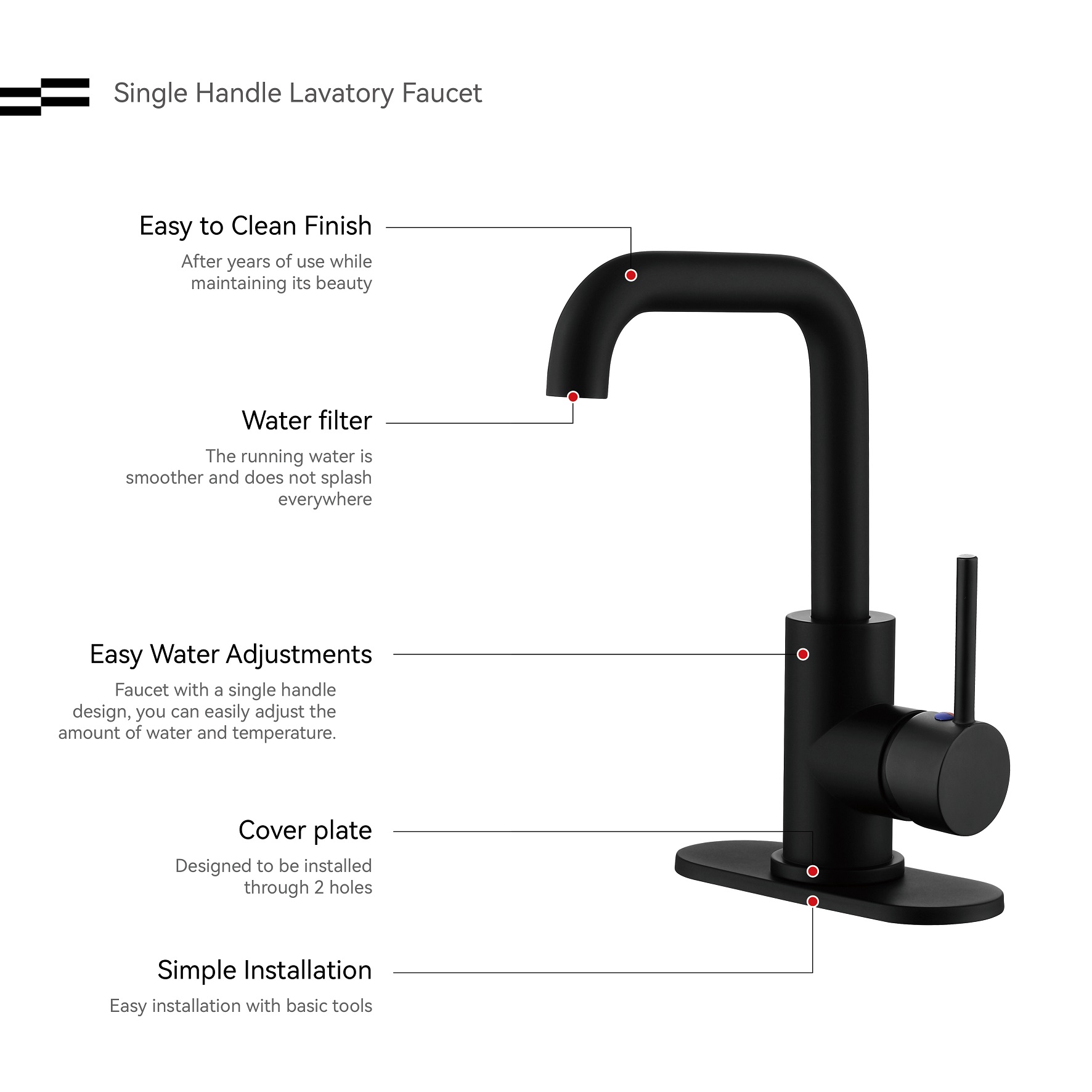 wall mount bathroom faucet