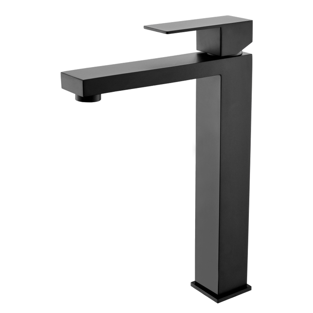 SLY Brass Black Best Quality Brass Single Hole Basin Faucet Hot And Cold Water Mixer Bathroom