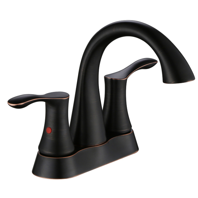 SLY Oil Rubbed Bronze Conterset Bathroom Faucet Economic Brushed Finish Metered for Kitchen Bathroom 