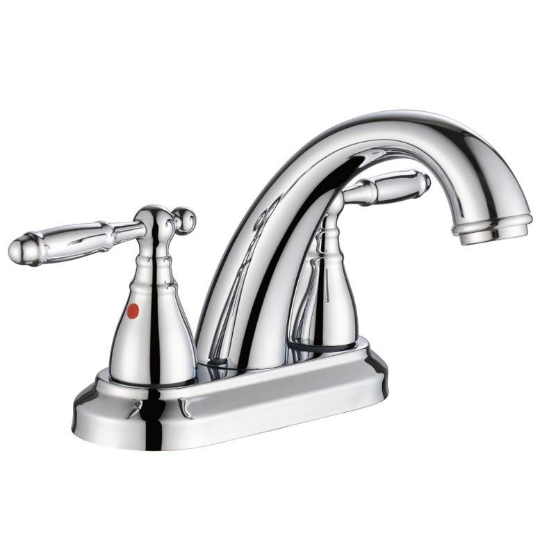 SLY Brass Chrome Wall Faucet Bathroom Taps Basin Mixer Faucet