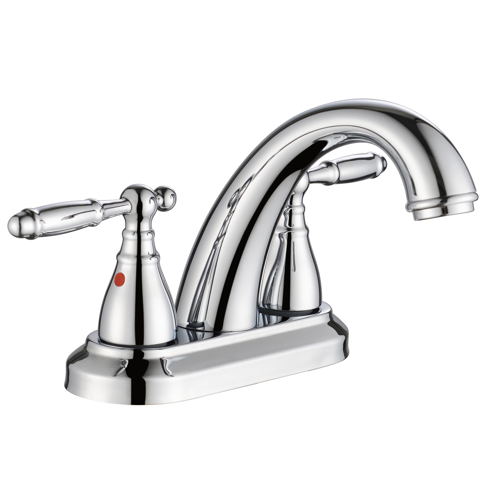 SLY Brass Chrome Wall Faucet Bathroom Taps Basin Mixer Faucet