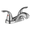 SLY Brushed Nickel New Design Luxury Bathroom Taps Mixer Sink Faucet